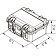M1520 Carrying Case Line Art (Top Diagonal View)